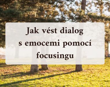 Workshop Jak vést dialog s emocemi pomocí focusingu